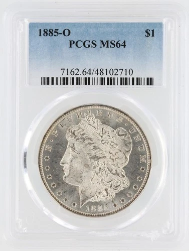 1885-O Morgan Dollar PCGS MS64 New Orleans Minted Silver Dollar No Reserve