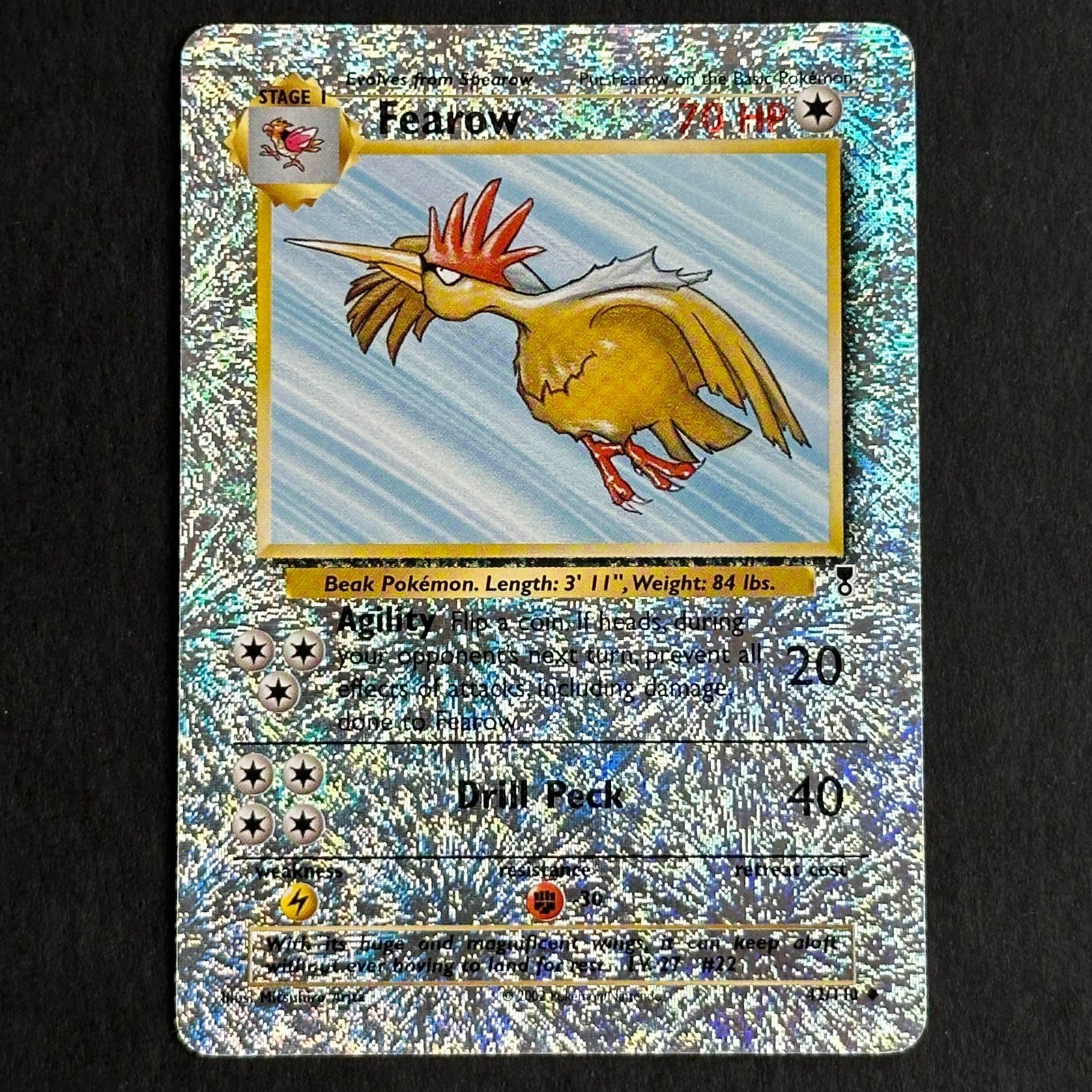 Fearow 42/110 Legendary Collection Reverse Holo Uncommon Pokemon Card
