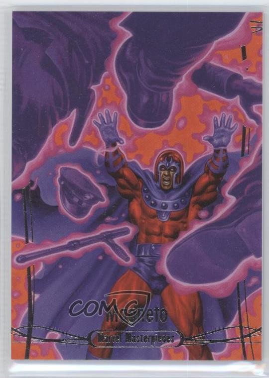 2016 Upper Deck Marvel Masterpieces 494/999 Level 3 Magneto #72 c6z