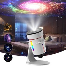 Planetarium Star Projector Night Light, White USB for Bedroom Ceiling