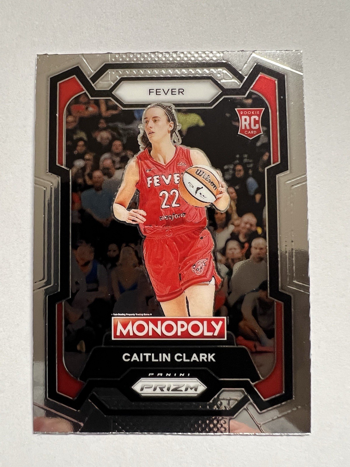 2024 Panini Prizm Monopoly WNBA Caitlin Clark #65 RC Rookie Indiana Fever
