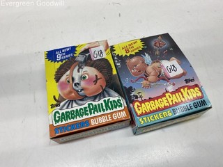 Vintage 1986 Topps Garbage Pail Kids Wax Boxes