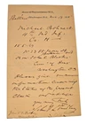 Civil War Letter from Pension Office Re MICHAEL BOHNERT 4th MARYLAND REGT. Co. H