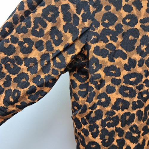 Whistles Tiger/Leopard Print Long Sleeve Collared Brown & Black Top Viscose UK 8 - Picture 4 of 8