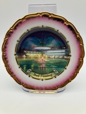 🏞️ Zierteller Bad Füssing Theo Kühn Goldrand Wandteller Bavaria 19cm