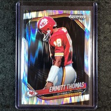 2025 Prizm Black Football EMMITT THOMAS Base Skewed /249 #74