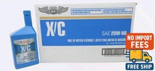 Phillips 66 X/C Aviation Oil 20W50; 1045457; Case of 12 - 1 Quart Bottles