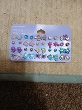 Claire's Jewelry Sensitive Solutions 20 Pr Earrings (Qty 1) MSRP $24.99 NWT