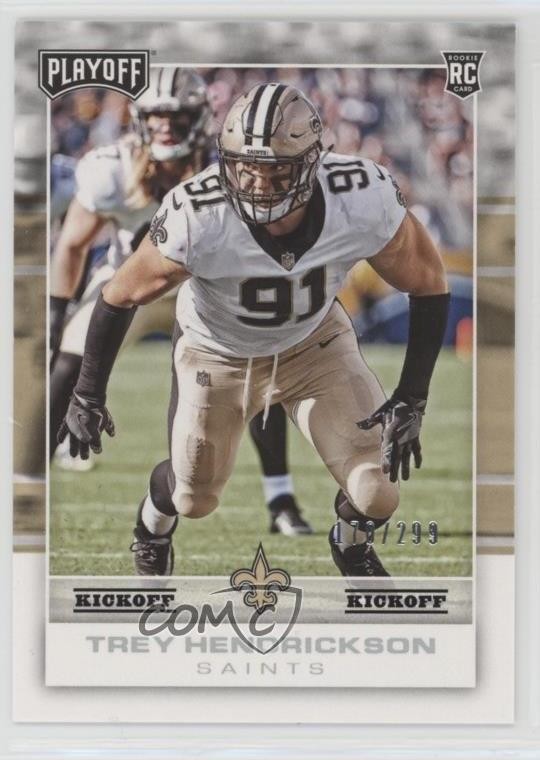2017 Panini Playoff Rookies Kick Off /299 Trey Hendrickson #295 0fo5