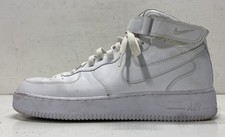Nike Air Force 1 Mid '07 'Triple White' Shoes Men's Sz 12