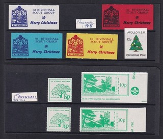 Great Britian 1984 95 1ST RIVENHALL SCOUT GROUP Christmas Post collection (9)