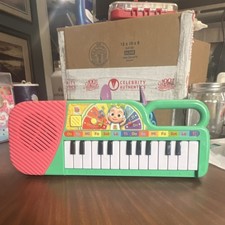 Cocomelon Musical Keyboard Piano Toy First Act Green Pink
