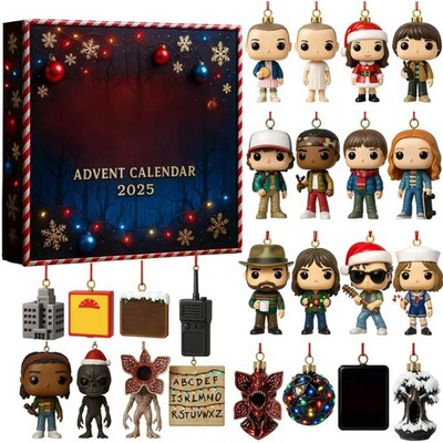 Countdown Stranger Things Adventskalender 2025 - 24 Days of Festive 2D Blindbox