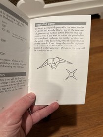 Star Trek The Motion Picture Vectrex Arcade System Game Cartridge and Manual