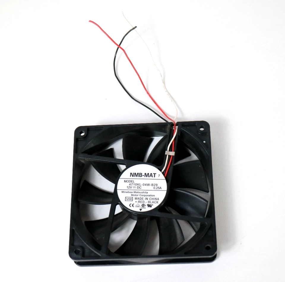 NMB-MAT 4710KL-04W-B29 Lüfter – 120mm – 12V – Kabel kurz – Server -Minning BTC