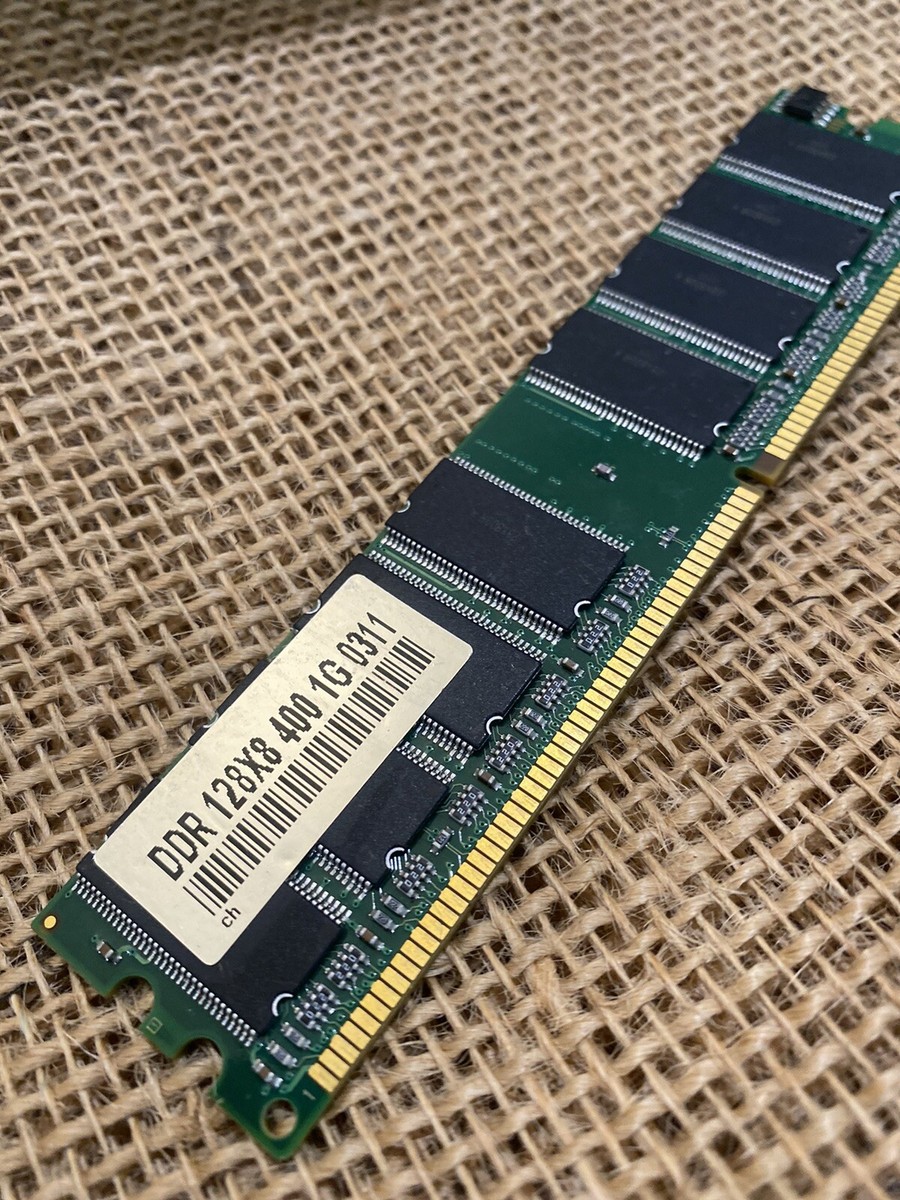 RAM PC MEMORY STICK DDR RAM 128x8 1G 400MHz 0311 RAM UNBRANDED