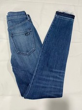 Ayr Jeans Women 24 Medium Wash The Riser Skinny Stretch Denim