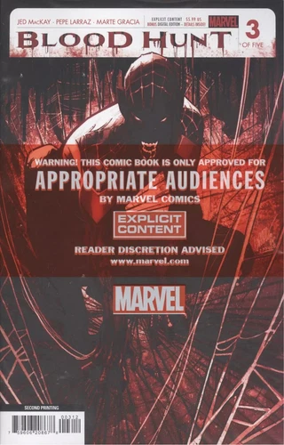 Blood Hunt #3 (2024) Red Band 2nd Printing Variant