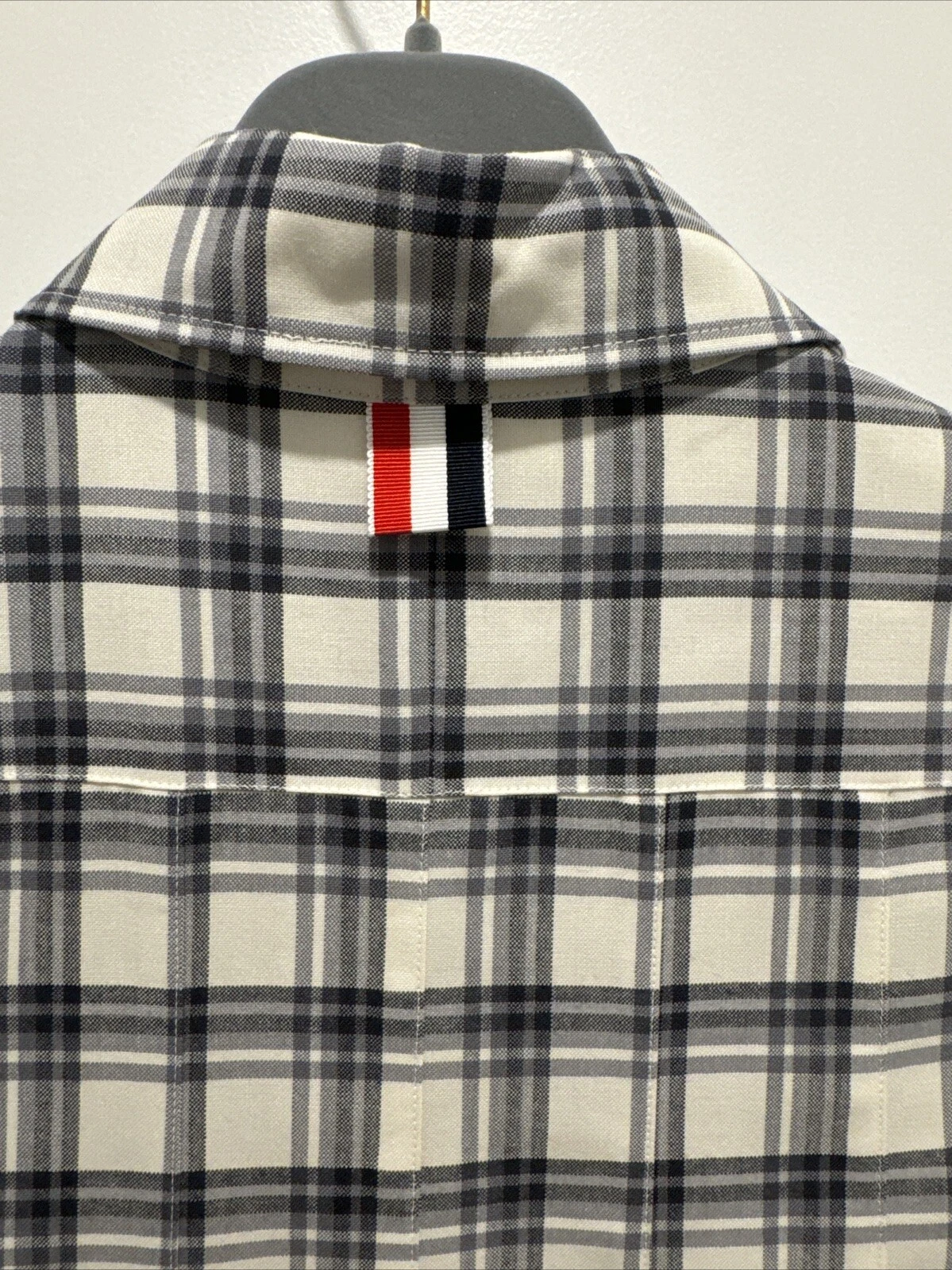 Abito a quadretti Thom Browne lunghezza pantaloni a pieghe taglia 38 lana