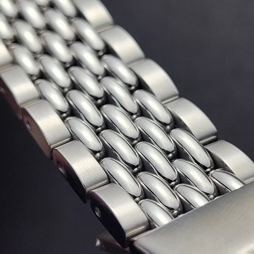 Iconic Beads of Rice Watch Bracelet | Machined Steel Band in 18mm 20mm 22mm - Picture 5 of 12
