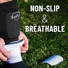 SoPro shin guards for kids & adults Shin pads lightweight, small, non-slip