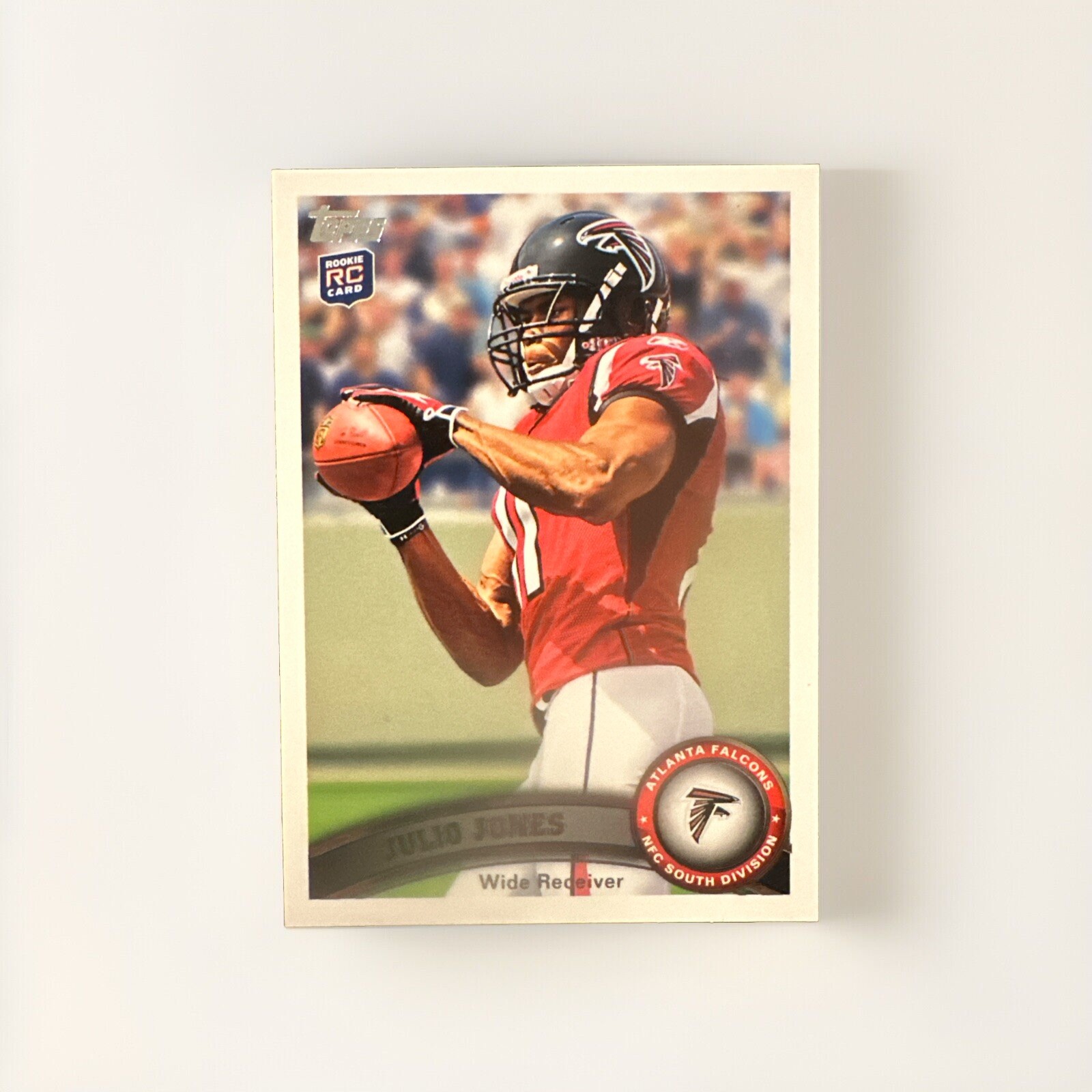 Julio Jones #350 2011 Topps Atlanta Falcons Rookie Card
