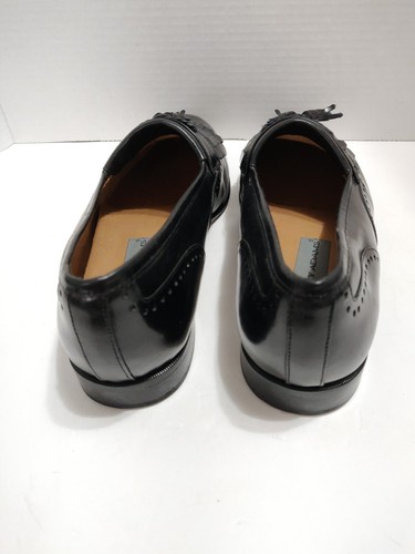 Stacy Adams Comfort Flex Black Leather Tassel Slip-On Mens Dress Shoes 9.5 M - Picture 7 of 11