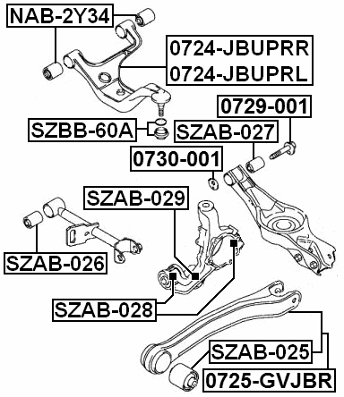 Suzuki 46431 65j00