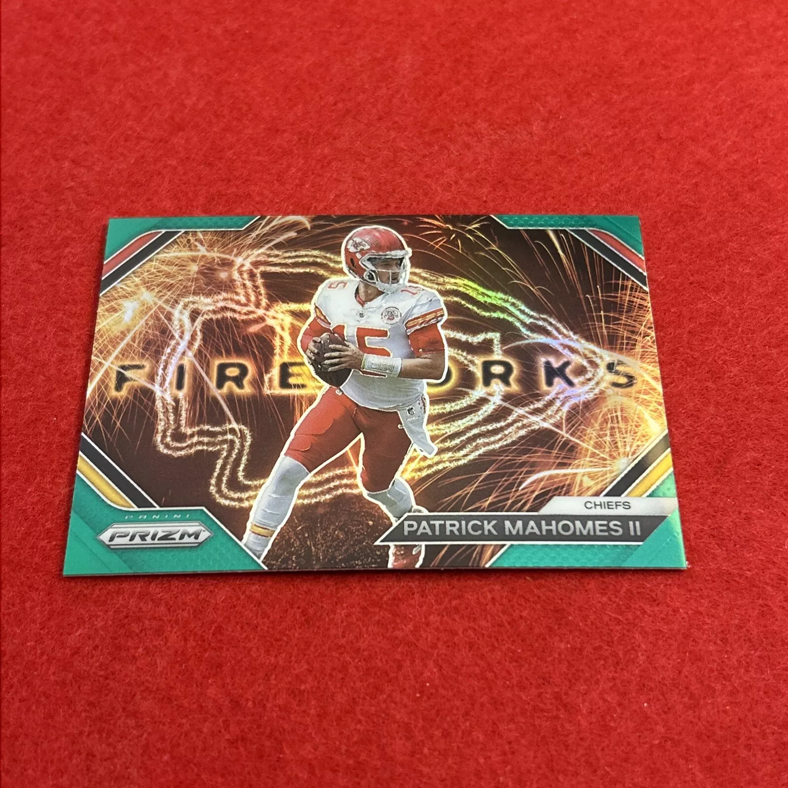 Patrick Mahomes trading card
