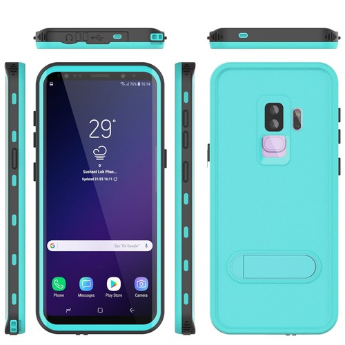 For Samsung Galaxy S9 Plus Waterproof Case Shockproof with Built-in Kickstand S9 - Picture 10 of 14