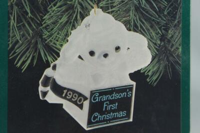 grandson's first christmas ornament