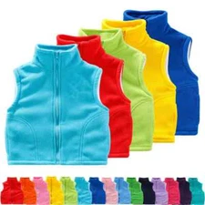 3 To 10 Years Teenager Outwear Waistcoats Sleeveless Jackets  Vest for Boy Girl