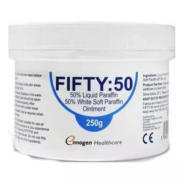 Ennogen Fifty:50 Ointment 250g (50% Liquid Paraffin & 50% White Soft Paraffin)