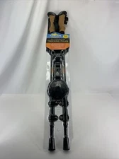 CASCADE Mountain Tech Aluminum Trekking Poles Adjustable Hiking Walking Cork New