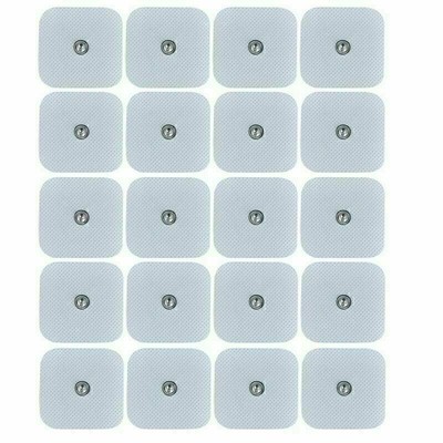 8/20 Elektroden für Sanitas Elektrostimulator Sem 40/43 Ems Tens 45x45 mm DHLDE