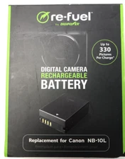 Digipower - Re-Fuel Rechargeable Lithium-Ion Battery for Canon NB-10L