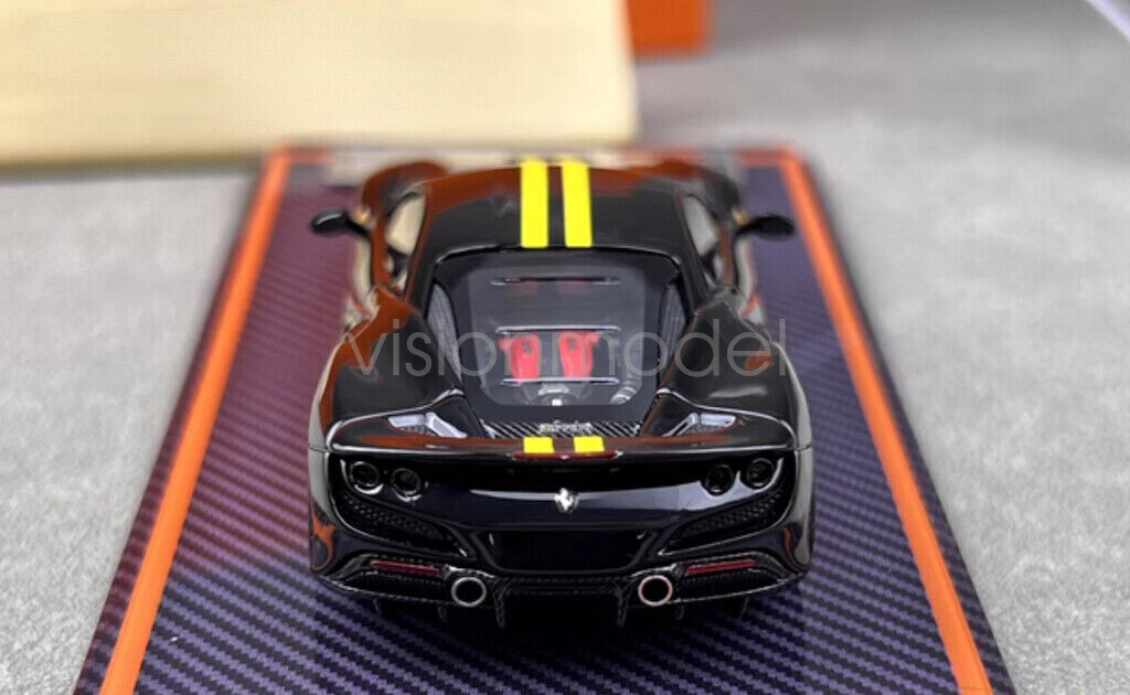 U2 1/64 フェラーリ F8 トリブート black XF MODEL 1/64 Scale