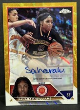 2023 Topps Chrome McDonald’s All American Sahara K Williams Auto Gold Wave /50