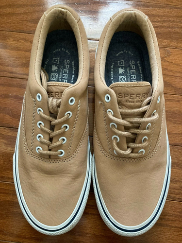 sperry tan sneakers
