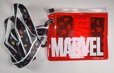 NEW - Avengers Marvel Captain America Iron Man Lanyard ID Holder Phone Holder