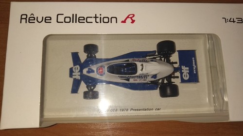 F1 Tyrrell 008 Presentation Car #4 Patrick Depailler 1978 Rêve Colle R70111 1:43 - Bild 3 von 3