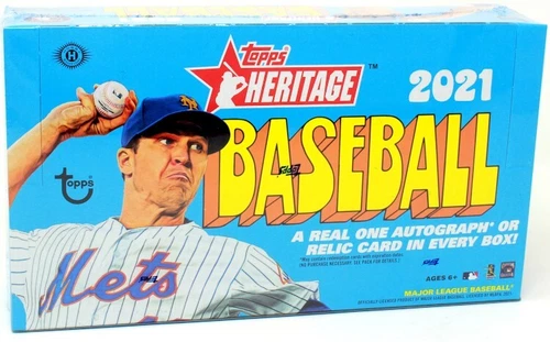 2021 TOPPS HERITAGE BASEBALL HOBBY 12 BOX CASE BLOWOUT CARDS