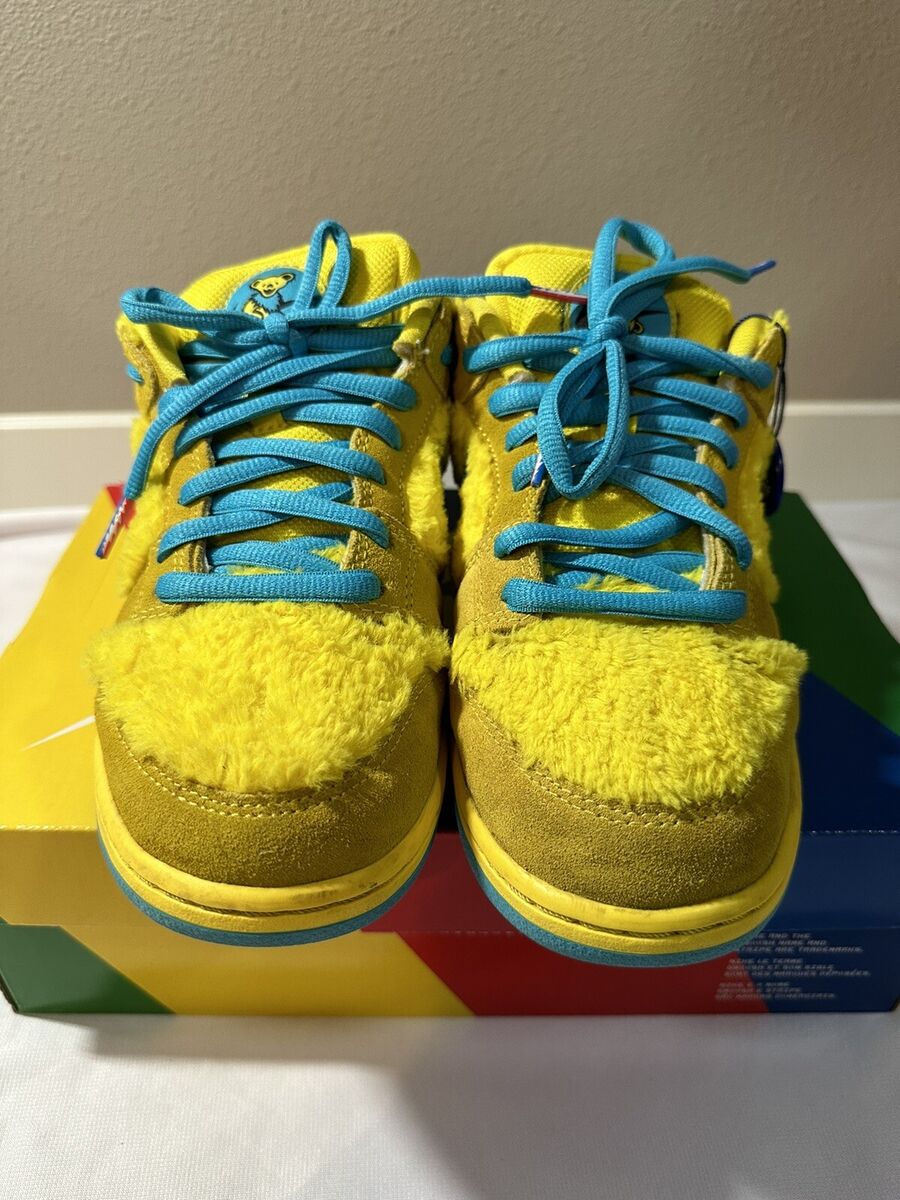 Nike Dunk Low SB x Grateful Dead Yellow Bear - Size 9 Nike Dunk Low SB x Grateful Dead Yellow Bear - Size 9