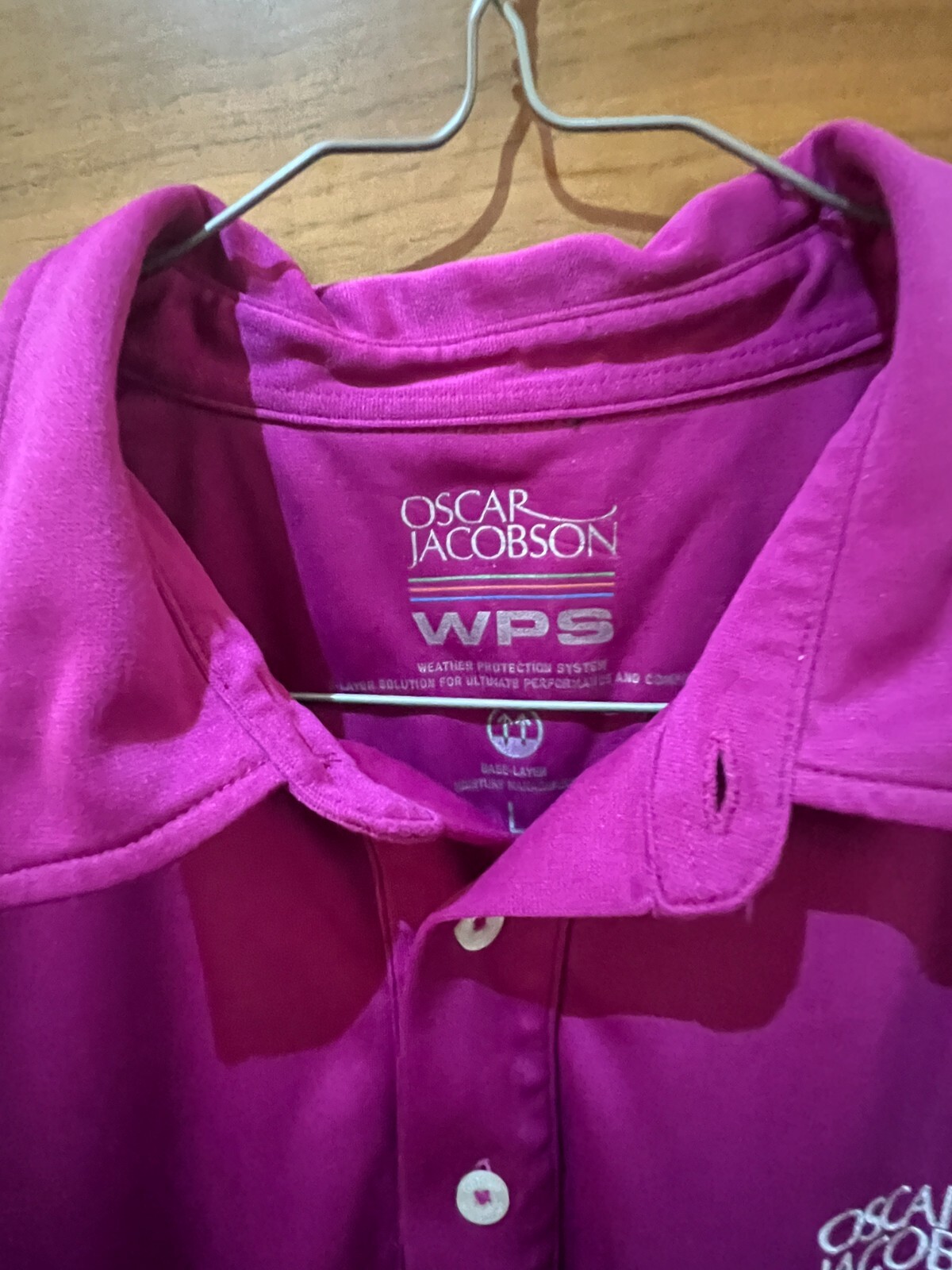 OSCAR JACOBSON Pink Golf Polo Shirt Size L/Large eBay