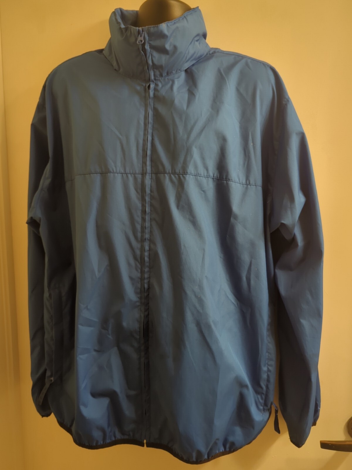 Izod XFG Mens Golf Jacket XL Blue Full Zip Up Windbrraker Raincoat