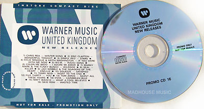 TORI AMOS CD Silent All The These WEA UK PROMO R.E.M. Kylie MINOGUE Enya CD # 16