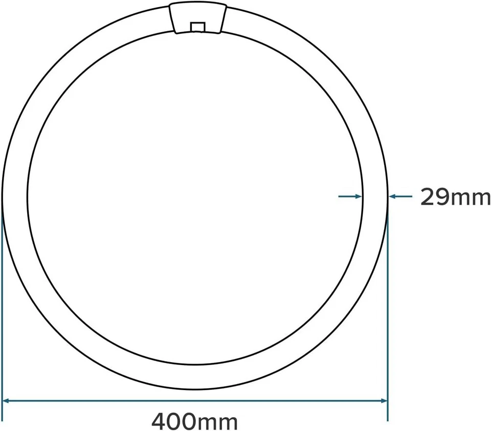 Crompton T9 Circular Light Bulb Fluorescent Triphosphor G10q 60W Lamp Bulb 4 Pin - Image 3 of 3