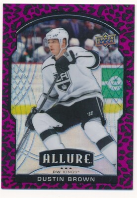 DUSTIN BROWN 2020-21 UPPER DECK ALLURE LEOPARD #8 KINGS MINT