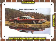 Metal Sign - 1973 Buick Riviera Metal Sign - 1973 Buick Riviera