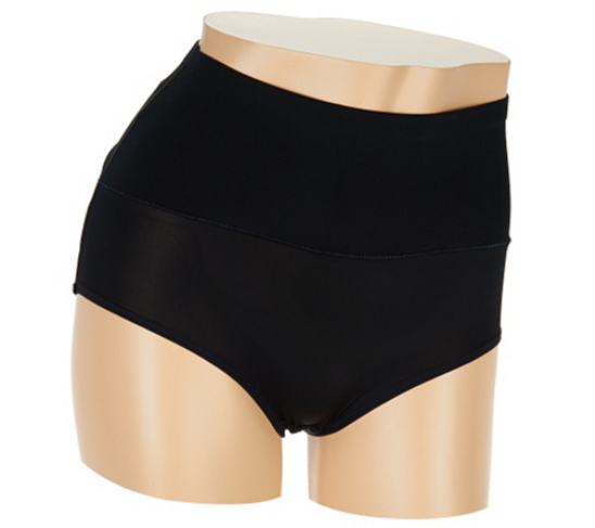 Carol Wior Rear Enhancing Control Panty Nylon A263977 Black ,Size